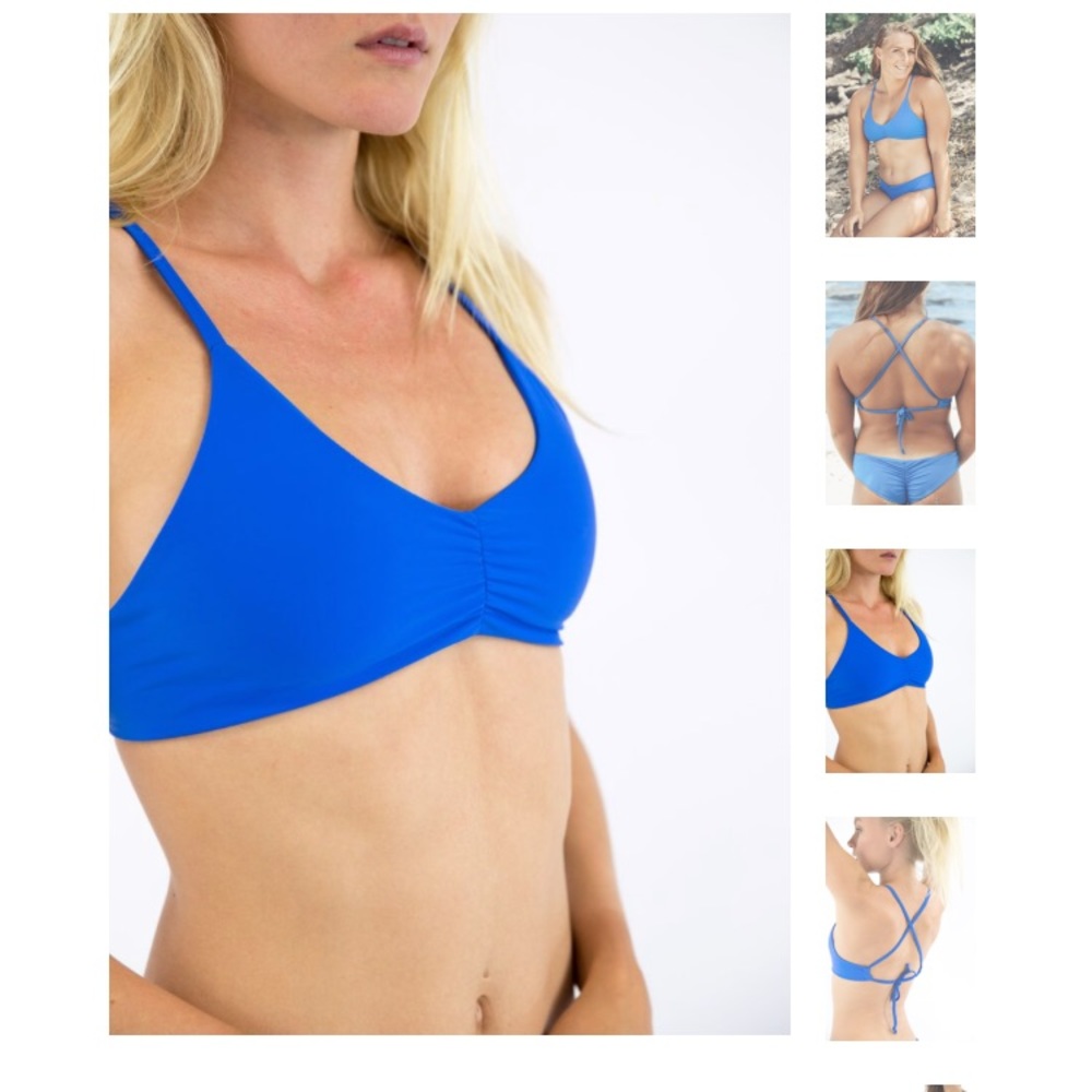 Fused Hawaii Kohanaiki Bikini Top - Ocean Blue